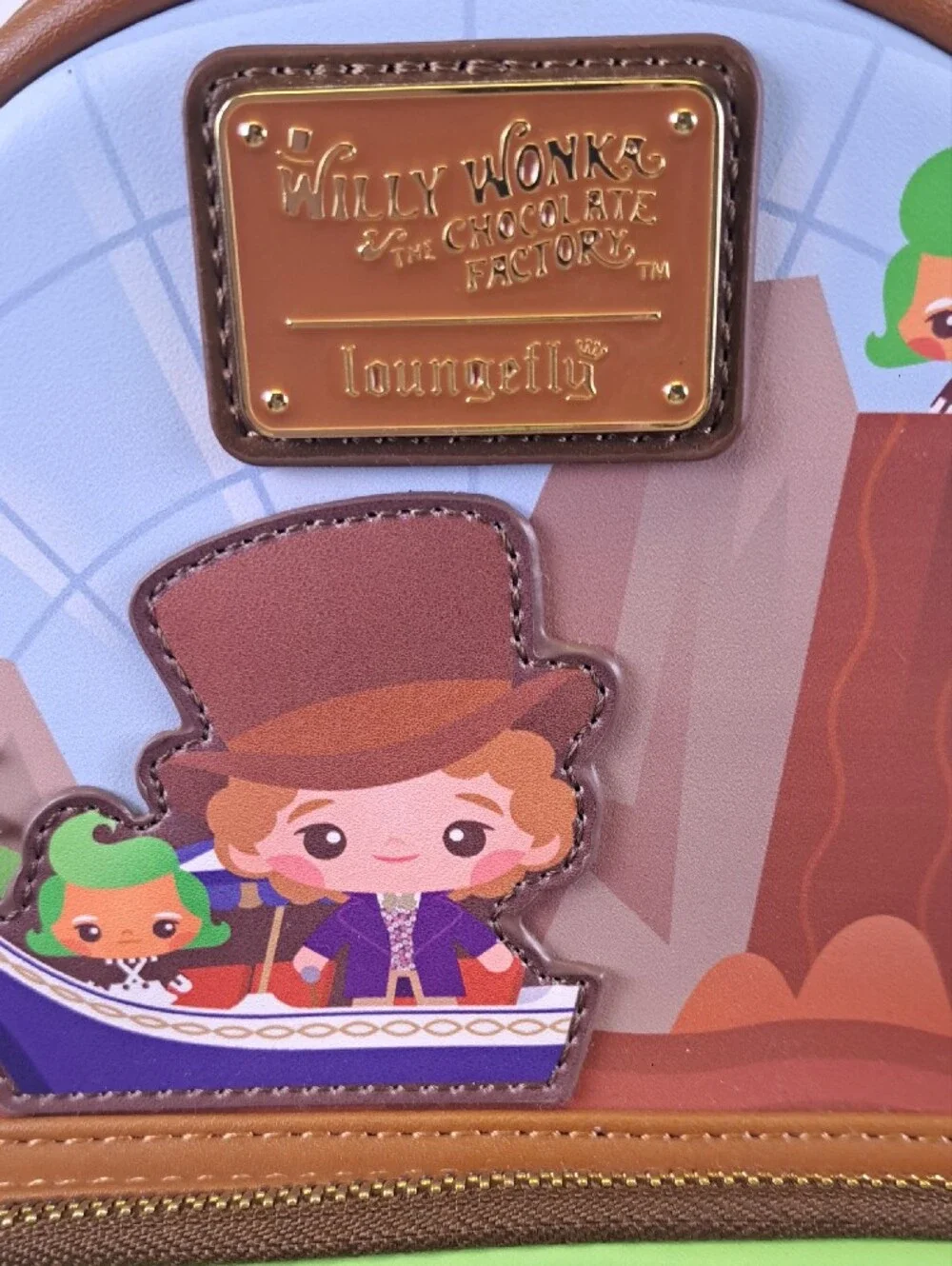Loungefly Willy Wonka & the Chocolate Factory Candy Mini Backpack Whimsical Kid